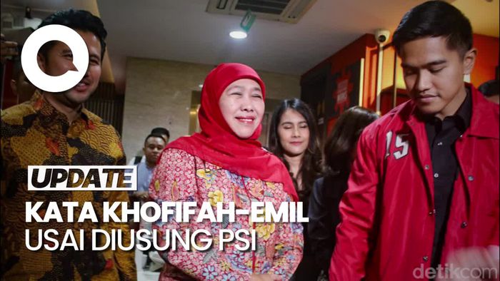 Kata Khofifah-Emil Setelah Didukung PSI di Pilgub Jatim 2024