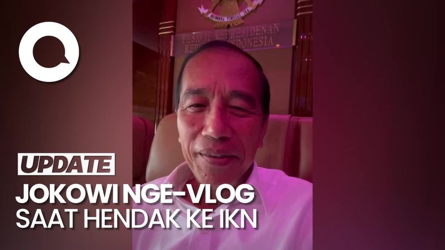 Jokowi Nge-vlog ke IKN: Tinjau Progres Pembangunan-Persiapan 17 Agustus