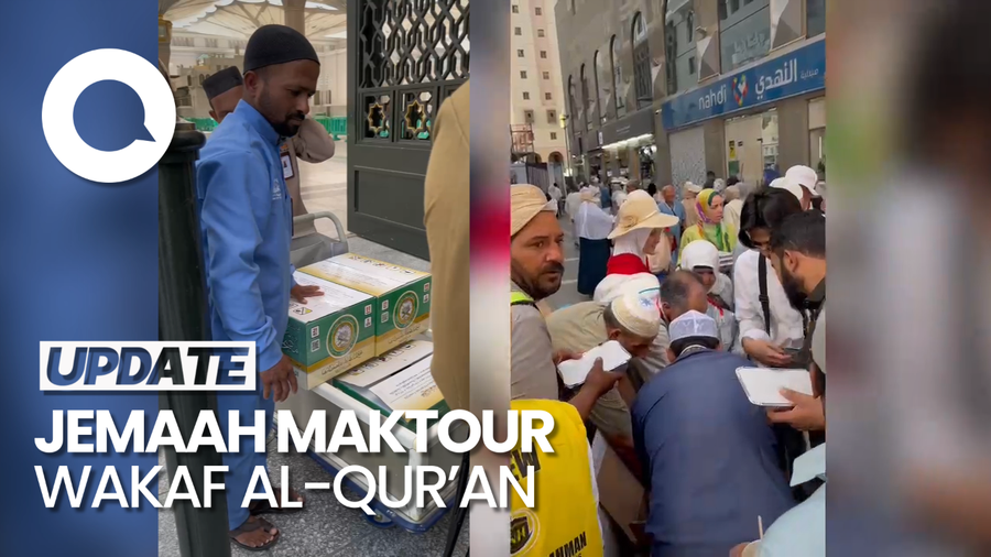Jemaah Maktour Wakaf Al-Quran, Kursi, hingga Berbagi Jumat Berkah