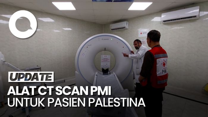 Penampakan Alat CT Scan dari PMI untuk Tangani Pasien Trauma di Palestina