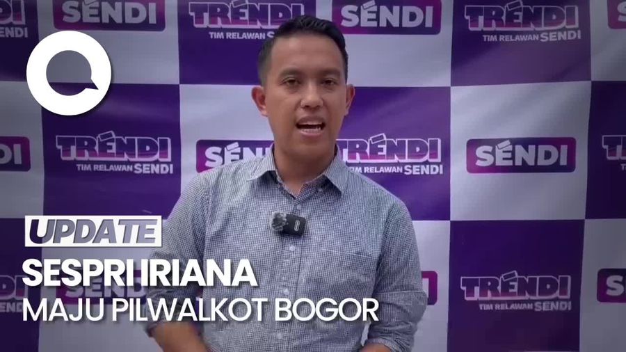 Sendi Fardiansyah Bicara soal Restu Iriana Jokowi untuk Maju Pilwalkot Bogor