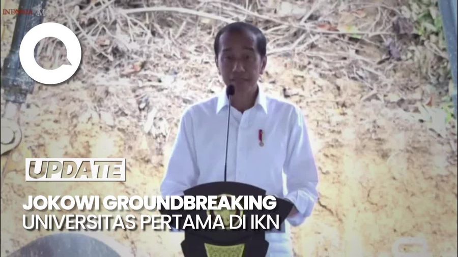Jokowi Groundbreaking Kampus Pertama di IKN