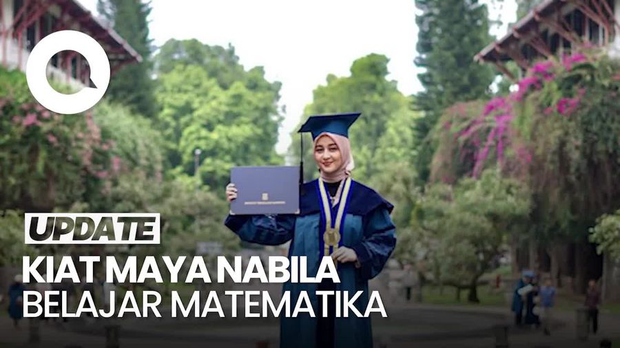 Metode Belajar Matematika Maya Nabila Lulusan S3 Termuda di ITB