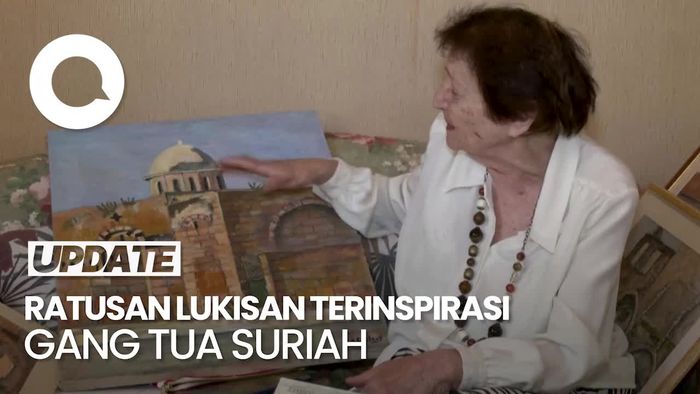 Kisah Seniman Prancis Abadikan Gang Tua Suriah Jadi Lukisan