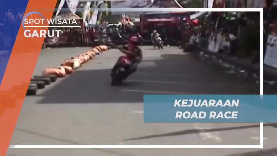 Beradu Nyali, Saling Salip di Kejuaraan Road Race, Garut