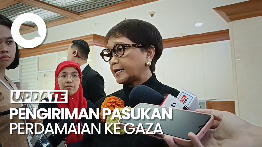 Menlu Retno soal Kirim Pasukan Perdamaian ke Gaza: Sedang Dikoordinasikan