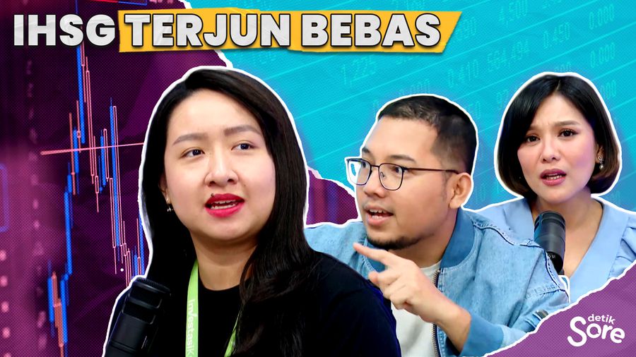 IHSG Terjun Bebas