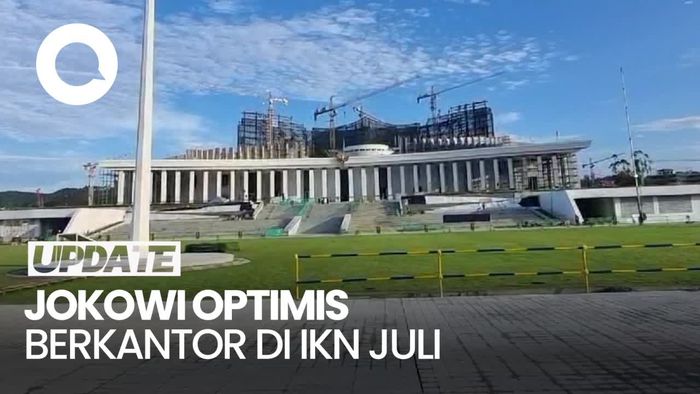 Jokowi Pede Bisa Berkantor di IKN Mulai Juli: Ini Masih Nunggu Air