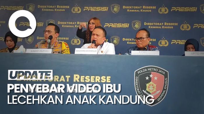 Polisi Buru Penyebar Pertama Video Ibu Lecehkan Anak Kandung di Tangsel