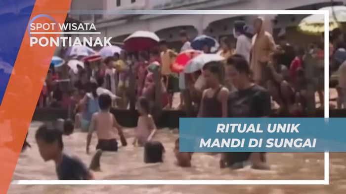Mandi U Shi, Ritual Unik Mandi di sungai Tengah Hari Ala Warga Pontianak