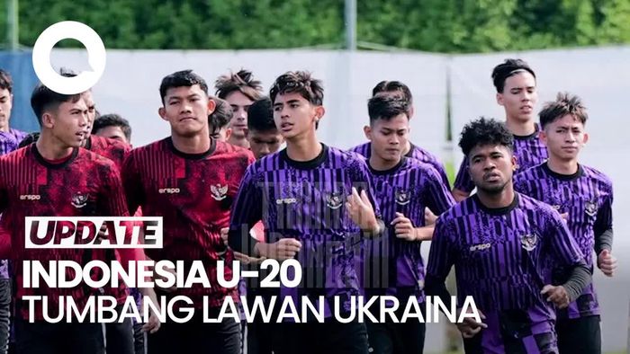 Indonesia U-20 Vs Ukraina U-23: Garuda Muda Dicukur 0-3