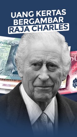 Uang Kertas Bergambar Raja Charles Mulai Beredar