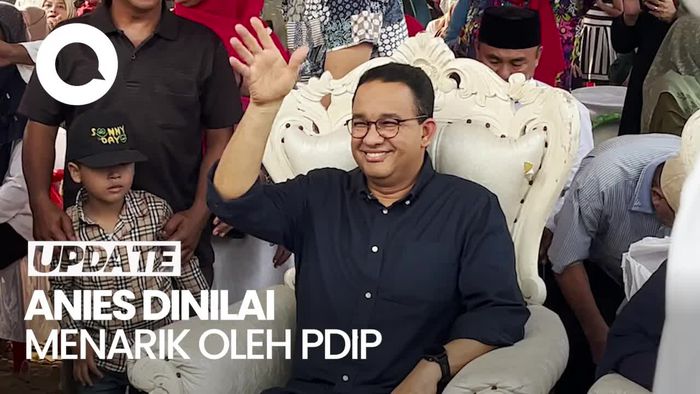 Sudah 2 Kali Elite PDIP Lirik Nama Anies untuk Maju Pilgub DKI 2024