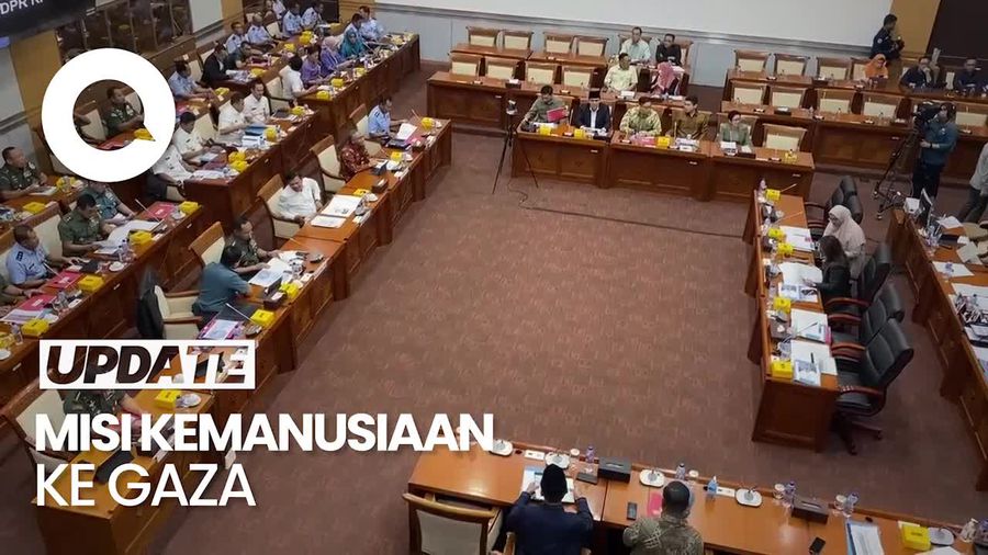 Komisi I DPR Rapat Bareng Kemhan-TNI, Bahas Misi Kemanusiaan ke Gaza
