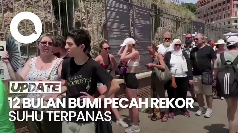 Dunia Pecah Rekor Suhu Terpanas Selama 12 Bulan Berturut-turut