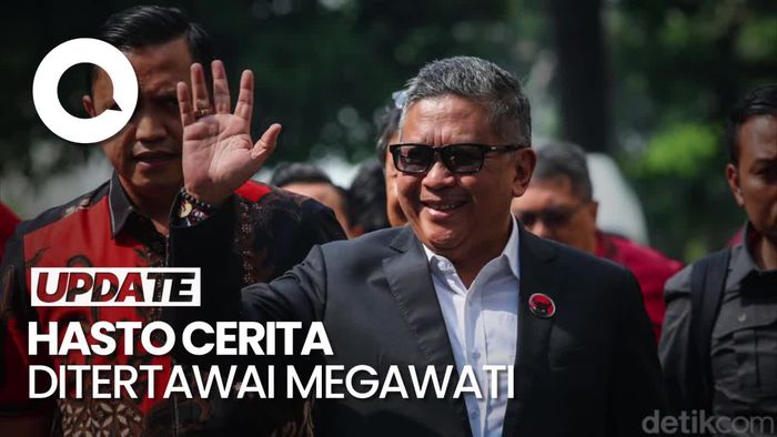 Hasto Cerita Ditertawai Megawati Gegara Diperiksa Polda Metro Jaya