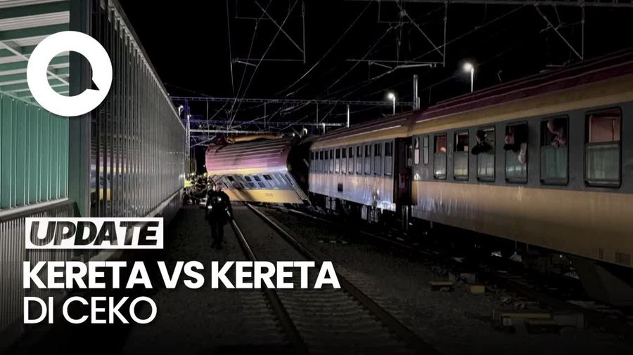 Adu Banteng Kereta di Ceko, 4 Orang Tewas-26 Lainnya Terluka