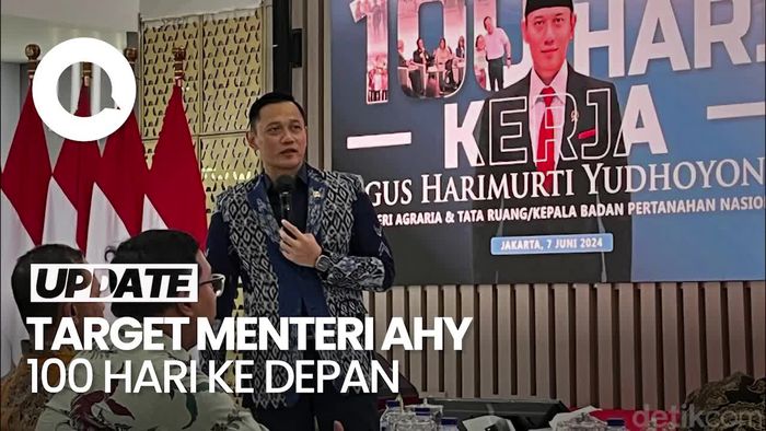 Target 100 Hari ke Depan AHY: Gebuk Mafia Tanah-Percepat Transformasi Digital