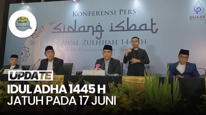 Pemerintah Tetapkan Idul Adha 1445 H Jatuh pada 17 Juni 2024