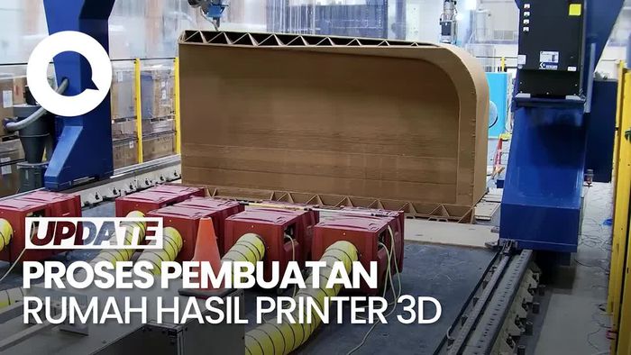 Wujud Rumah Pertama di Dunia Hasil Cetak Printer 3D