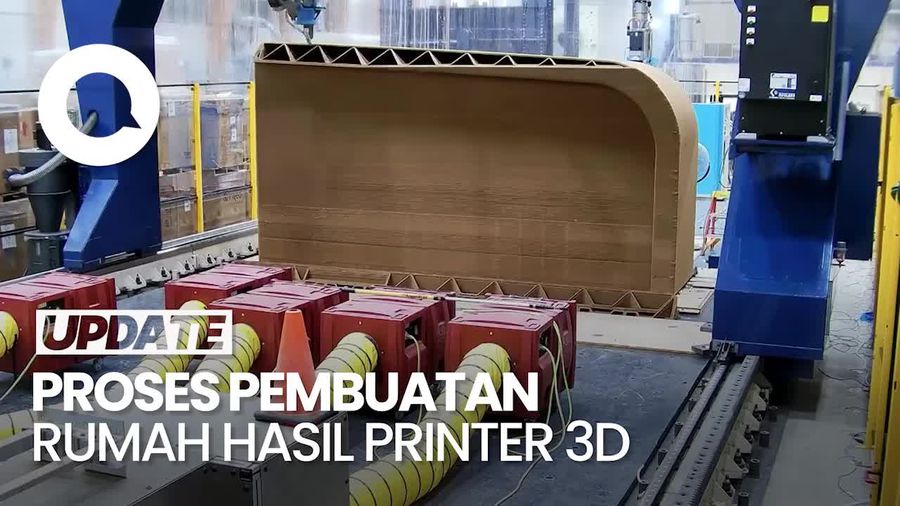 Wujud Rumah Pertama di Dunia Hasil Cetak Printer 3D