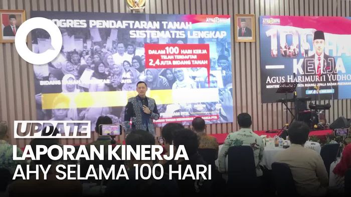 100 Hari Kerja AHY Jadi Menteri ATR: Berantas Mafia Tanah-Percepat PTSL