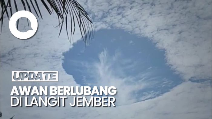 Heboh Penampakan Awan Berlubang di Langit Jember, BMKG Buka Suara