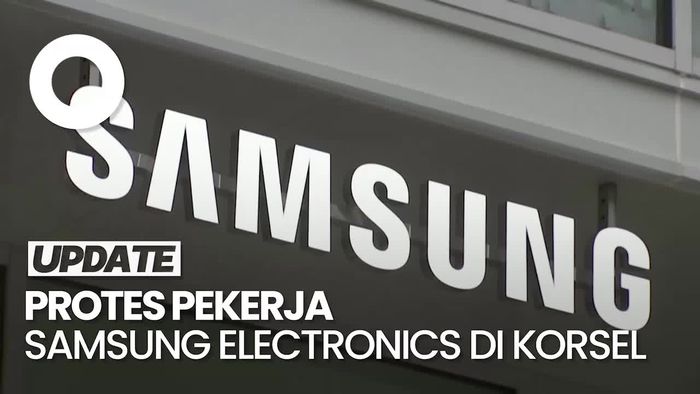 Aksi Mogok Kerja Serikat Pekerja Samsung Electronics di Korsel
