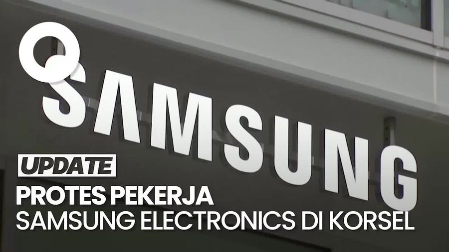 Aksi Mogok Kerja Serikat Pekerja Samsung Electronics di Korsel