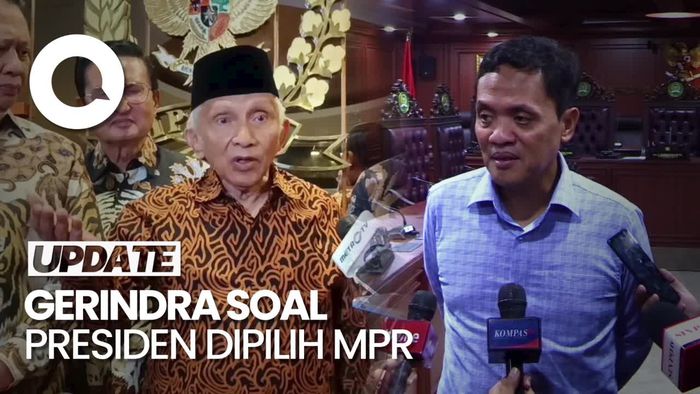 Amien Rais Setuju Presiden Dipilih MPR, Gerindra: Tak Bisa Sewenang-wenang