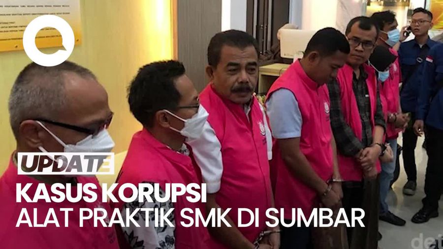 Ini Tampang Tujuh Tersangka Korupsi Dinas Pendidikan Sumbar