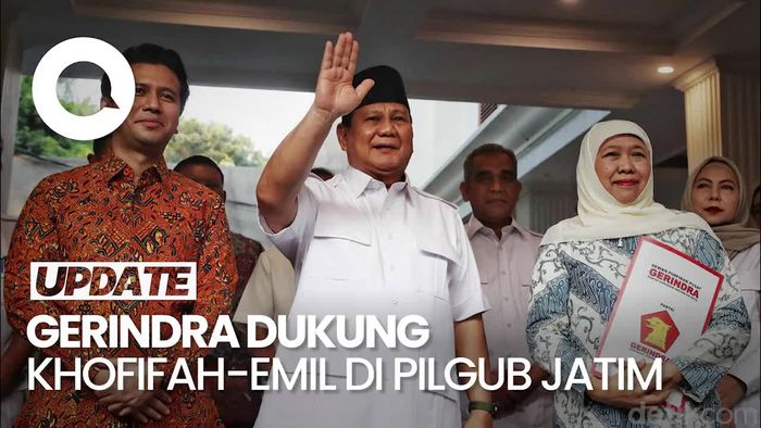 Pernyataan Resmi Prabowo Dukung Khofifah-Emil di Pilgub Jatim