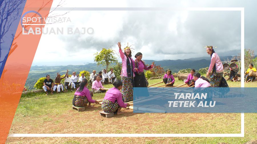 Keseruan Mengikuti Gerak Berirama Tarian Tetek Alu Khas Manggarai Barat