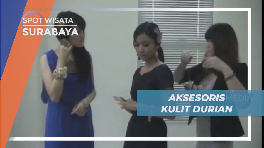 Cantiknya Pernak-pernik Unik Berbahan Kulit Durian, Surabaya