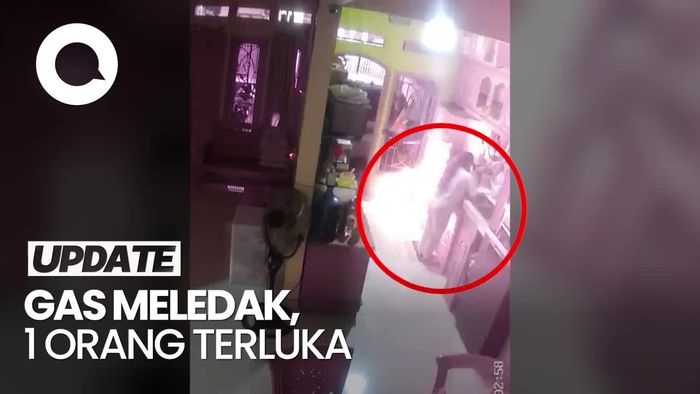Detik-detik Gas Elpiji Meledak Saat Kompor Mati di Jakbar
