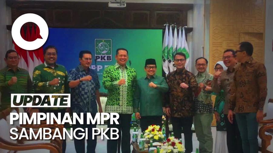 Cak Imin Sambut Kedatangan Pimpinan MPR, Ada Bamsoet-Basarah