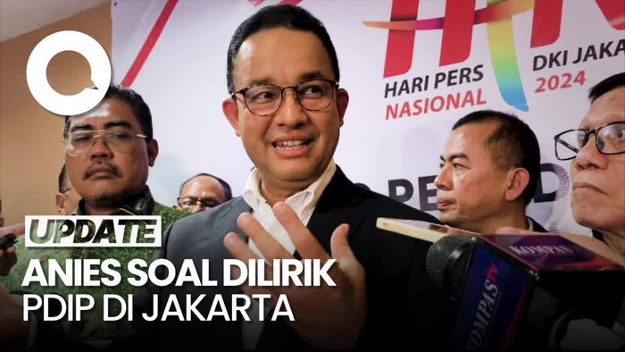Anies soal Dilirik PDIP-PKB di Pilgub Jakarta: Saya Merasa Terhormat
