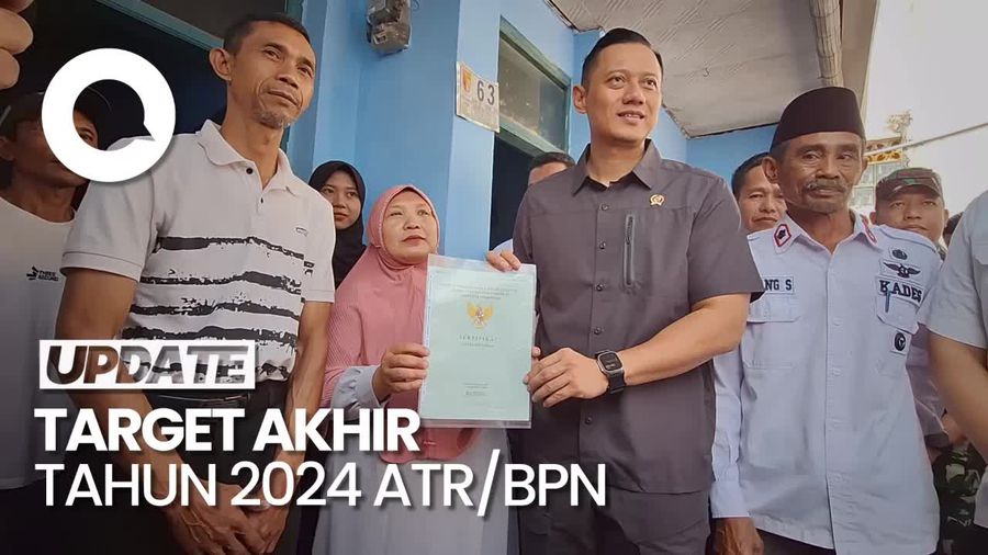 AHY Targetkan Sertifikasi 120 Juta Bidang Tanah Rampung Akhir Tahun Ini