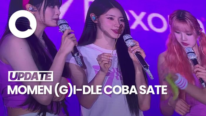 Nyoba Sate dan Cendol, (G)I-DLE: Enak!