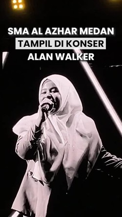 Penampilan Guru-Murid SMA Al Azhar Medan di Konser Alan Walker Jakarta