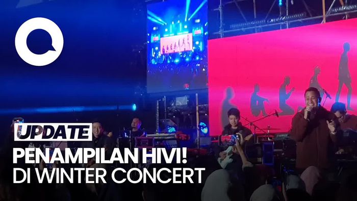Keseruan HIVI! di Winter Concert Bawakan Lagu Jatuh, Bangkit Kembali!