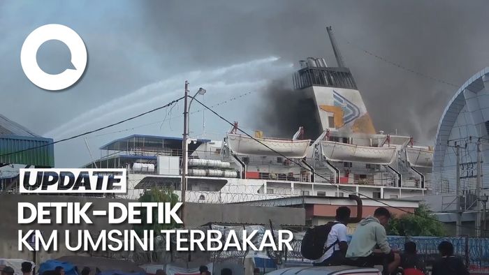 Cerita Penumpang Dengar 2 Kali Ledakan Sebelum KM Umsini Terbakar
