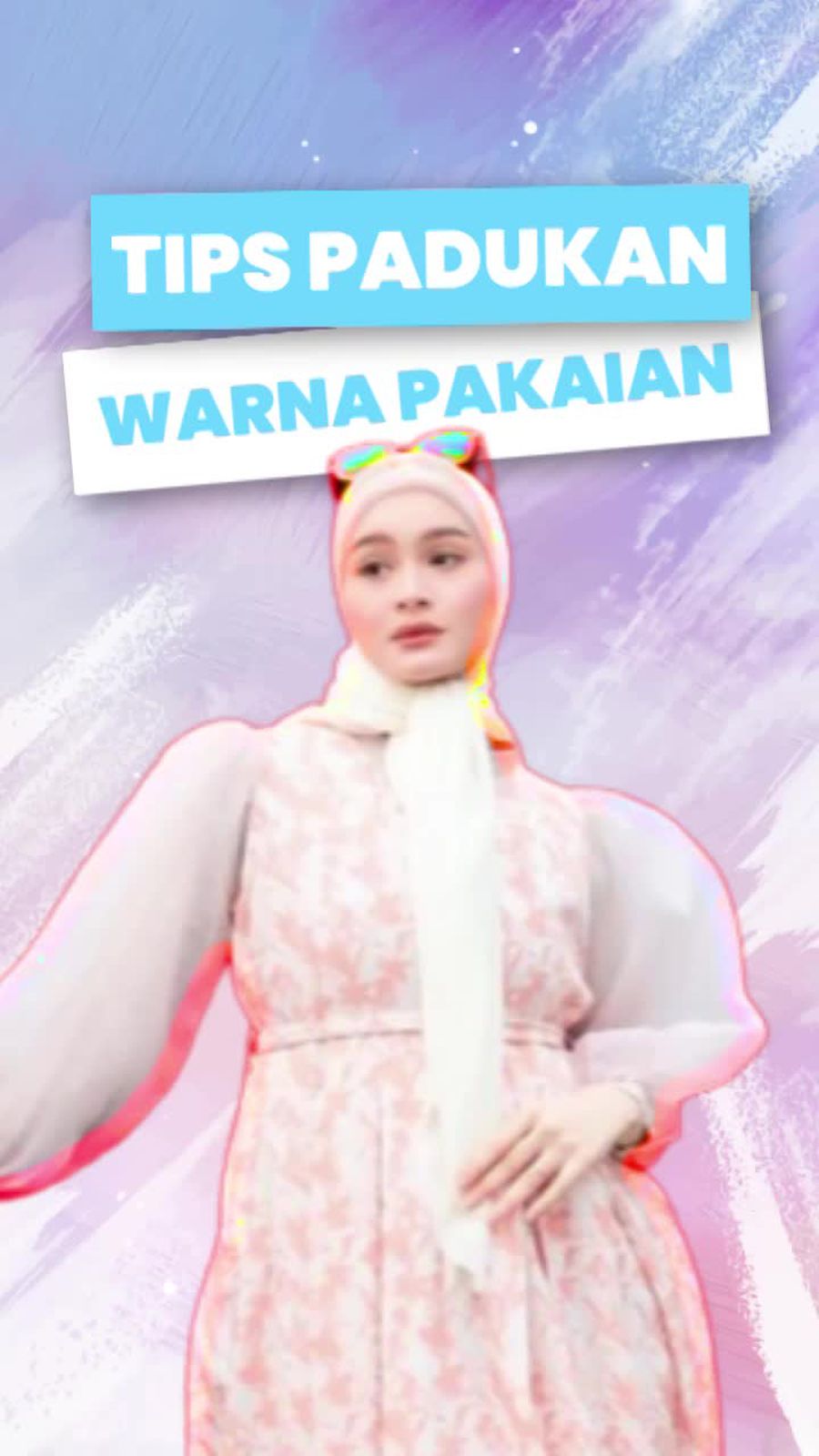 Tips Padukan Warna Pakaian ala Sabrina Salsabila 