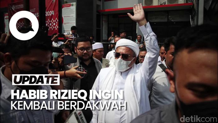 Habib Rizieq Pastikan Akan Kembali Berdakwah: Itu Sudah Harga Mati