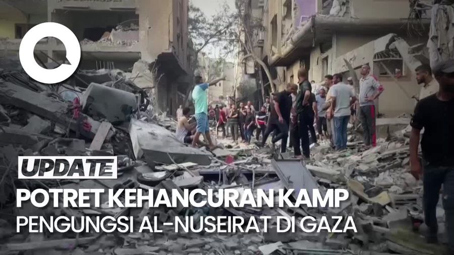 Kesaksian Warga saat Israel Serang Kamp Pengungsi Al-Nuseirat di Gaza