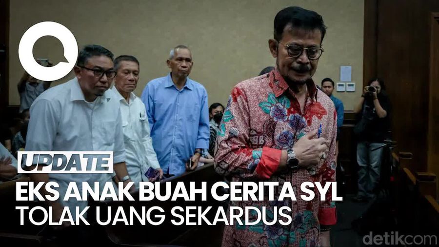 Eks Anak Buah Sebut SYL Tolak Uang Sekardus saat Jadi Wagub Sulsel