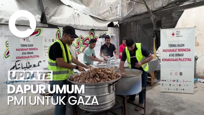 Melihat Dapur Umum PMI untuk Atasi Krisis Pangan di Gaza