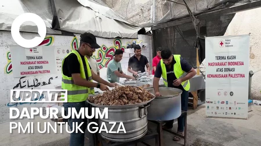 Melihat Dapur Umum PMI untuk Atasi Krisis Pangan di Gaza