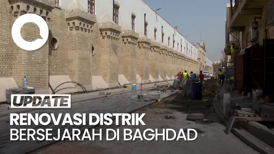 Renovasi Jalan Bersejarah Era Ottoman di Baghdad