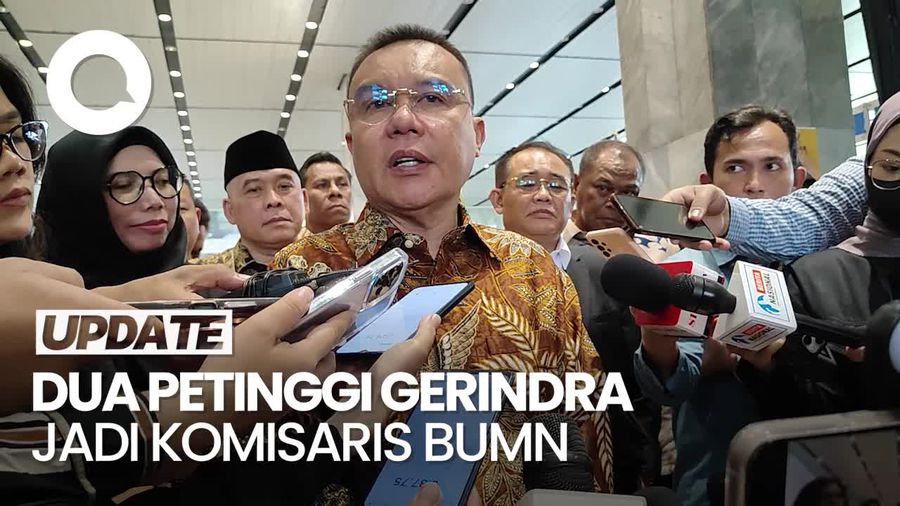 Gerindra soal Dua Kadernya Jadi Komisaris BUMN: Cek Saja Keilmuannya